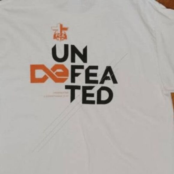 FCA Undefeated T-shirt Sz L South Carolina Conference Garden City Chapel 2016 - Picture 4 of 5